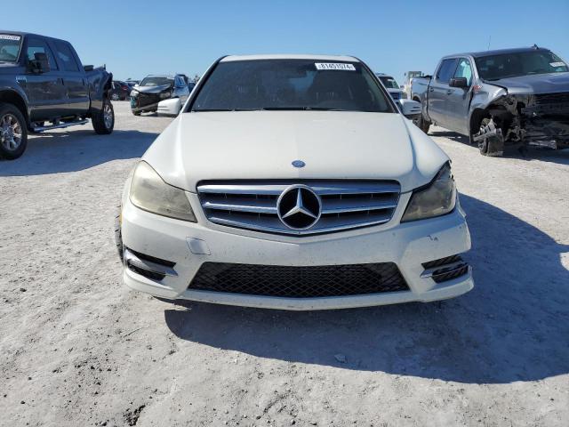 WDDGF4HB6CR231419 - 2012 MERCEDES-BENZ C 250 WHITE photo 5