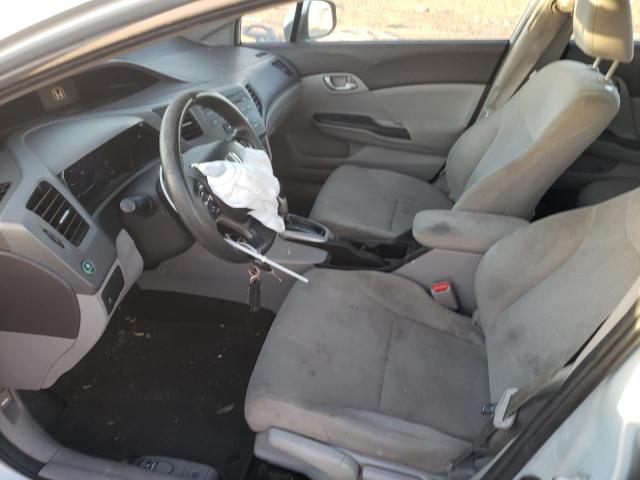 2HGFB2F59CH516605 - 2012 HONDA CIVIC LX SILVER photo 7