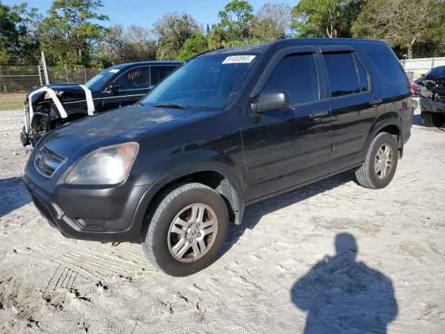 JHLRD68514C021414 - 2004 HONDA CR-V LX BLACK photo 1