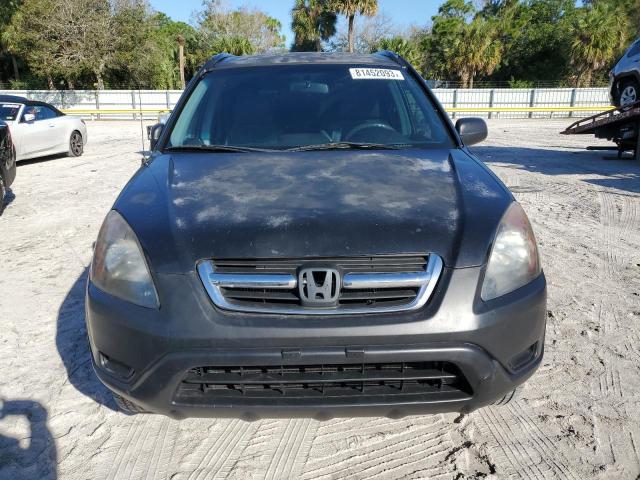 JHLRD68514C021414 - 2004 HONDA CR-V LX BLACK photo 5