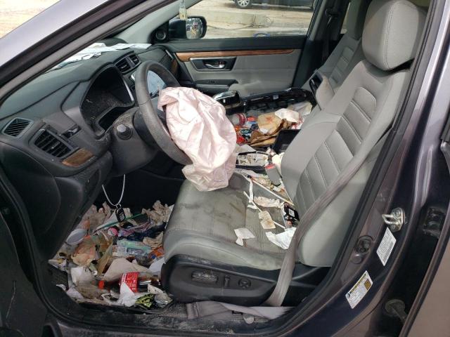 7FARW1H5XJE046910 - 2018 HONDA CR-V EX GRAY photo 7