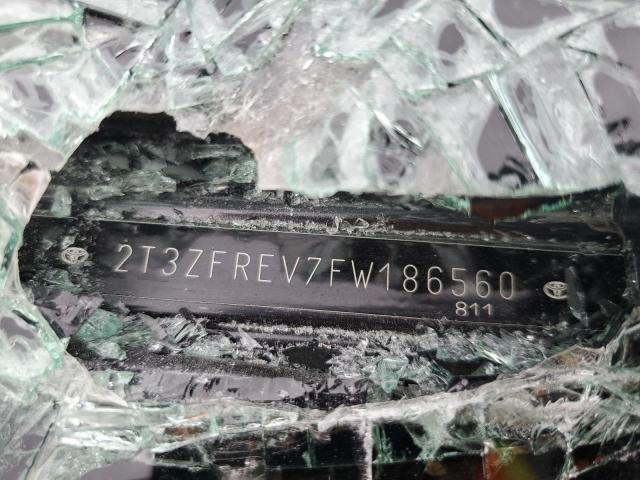 2T3ZFREV7FW186560 - 2015 TOYOTA RAV4 LE GRAY photo 12