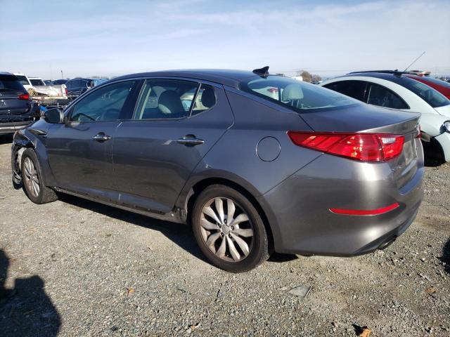 5XXGN4A74FG415574 - 2015 KIA OPTIMA EX GRAY photo 2