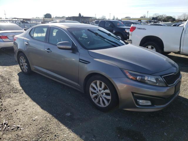 5XXGN4A74FG415574 - 2015 KIA OPTIMA EX GRAY photo 4