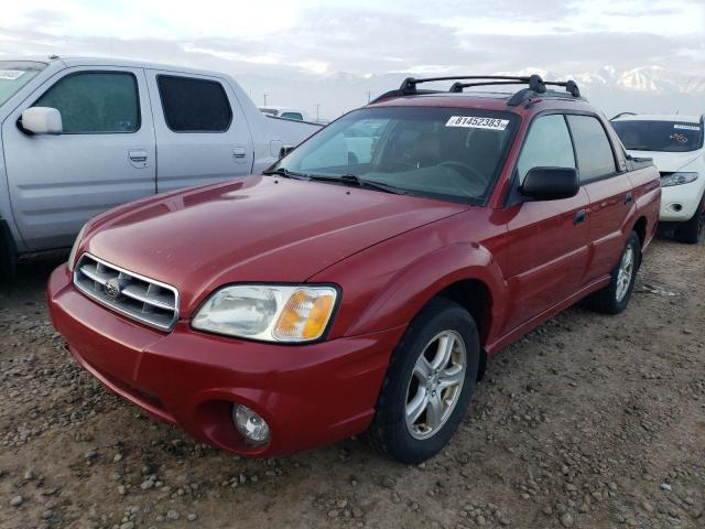 4S4BT62C356103651 - 2005 SUBARU BAJA SPORT BURGUNDY photo 1