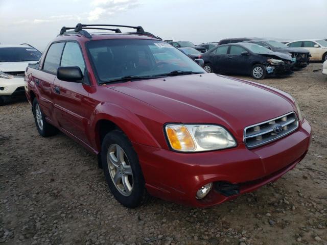 4S4BT62C356103651 - 2005 SUBARU BAJA SPORT BURGUNDY photo 4