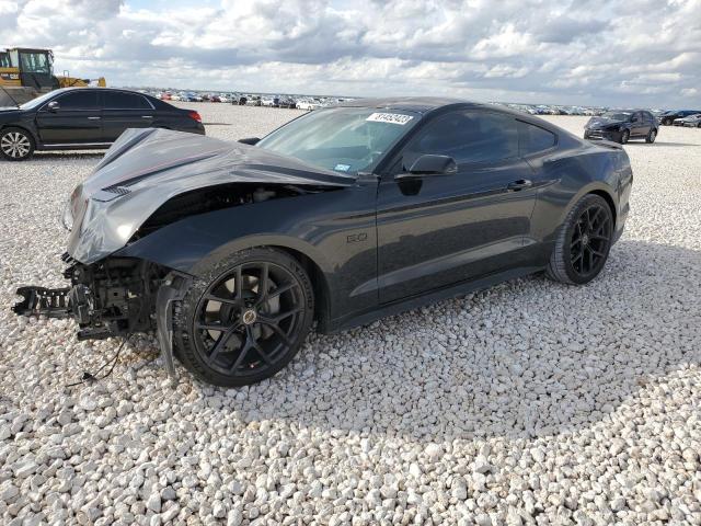 1FA6P8CF4J5142303 - 2018 FORD MUSTANG GT BLACK photo 1