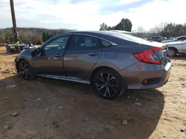 2HGFC2F88KH591592 - 2019 HONDA CIVIC SPORT 灰色 照片 2