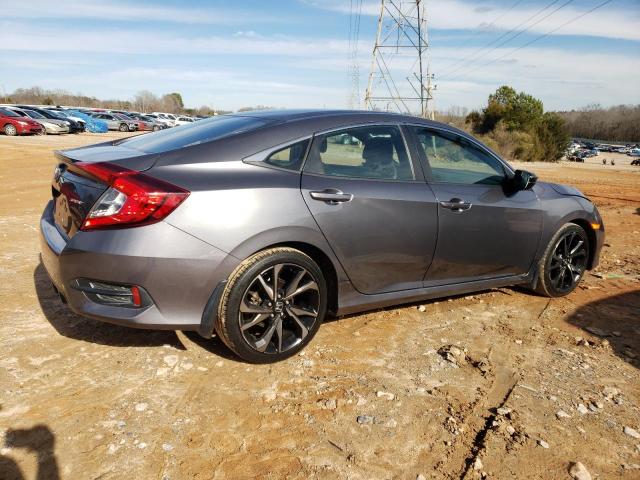 2HGFC2F88KH591592 - 2019 HONDA CIVIC SPORT 灰色 照片 3
