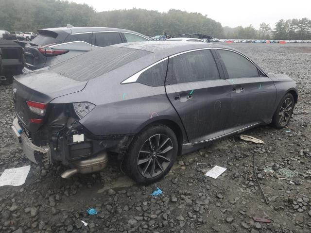 1HGCV1F56MA012422 - 2021 HONDA ACCORD EXL GRAY photo 3