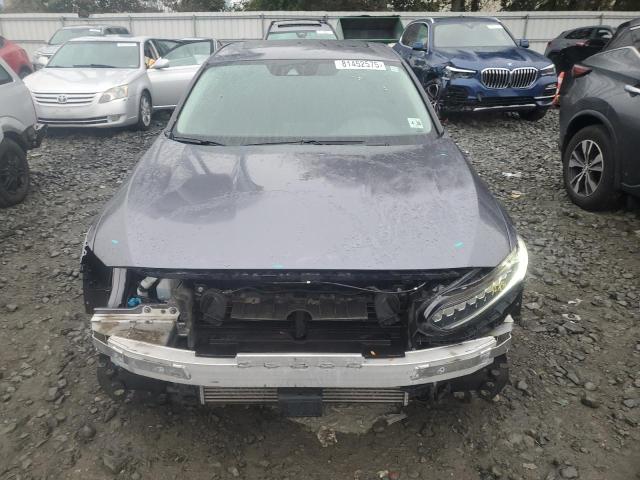 1HGCV1F56MA012422 - 2021 HONDA ACCORD EXL GRAY photo 5