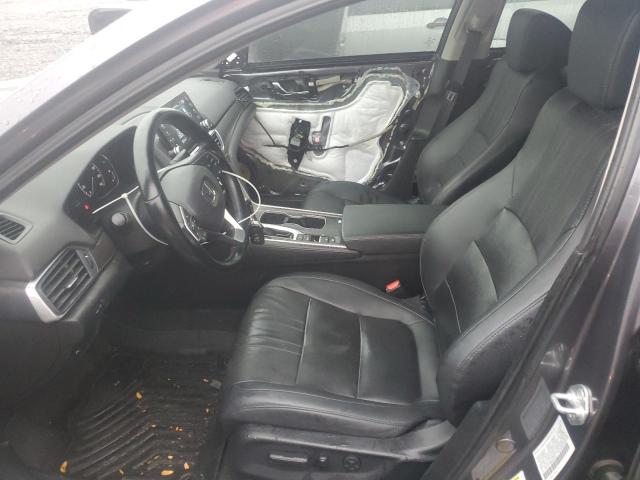 1HGCV1F56MA012422 - 2021 HONDA ACCORD EXL GRAY photo 7