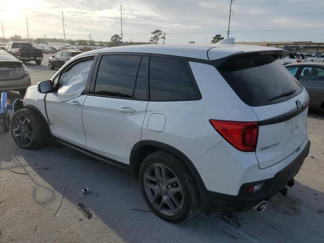 5FNYF8H50NB027451 - 2022 HONDA PASSPORT EXL WHITE photo 2