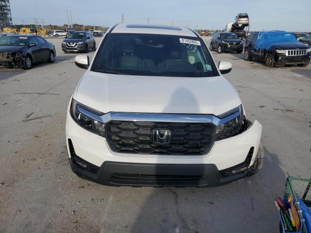 5FNYF8H50NB027451 - 2022 HONDA PASSPORT EXL WHITE photo 5