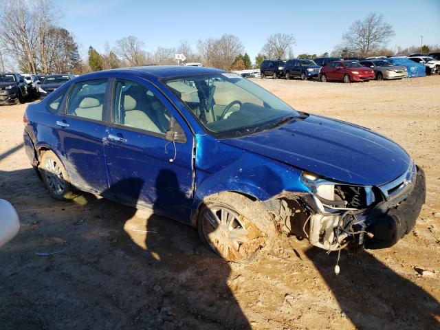 1FAHP3HN8BW124121 - 2011 FORD FOCUS SEL BLUE photo 4