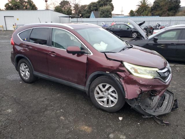 2HKRM3H76FH550104 - 2015 HONDA CR-V EXL BURGUNDY photo 4