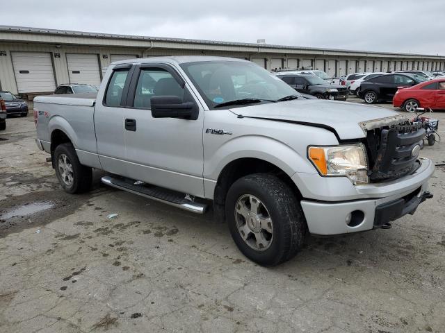 1FTRX14W69FA98629 - 2009 FORD F150 SUPER CAB SILVER photo 4