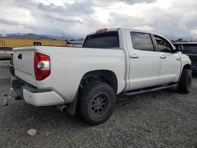 5TFGY5F12EX154065 - 2014 TOYOTA TUNDRA CREWMAX PLATINUM Biały zdjęcie 3