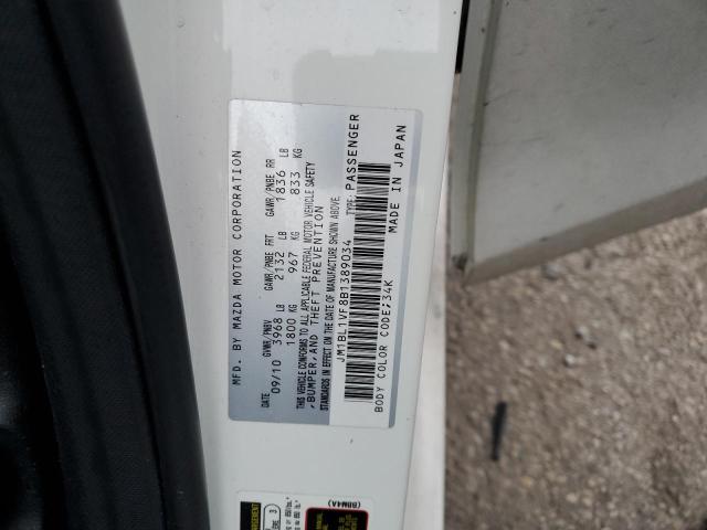 JM1BL1VF8B1389034 - 2011 MAZDA 3 I WHITE photo 12