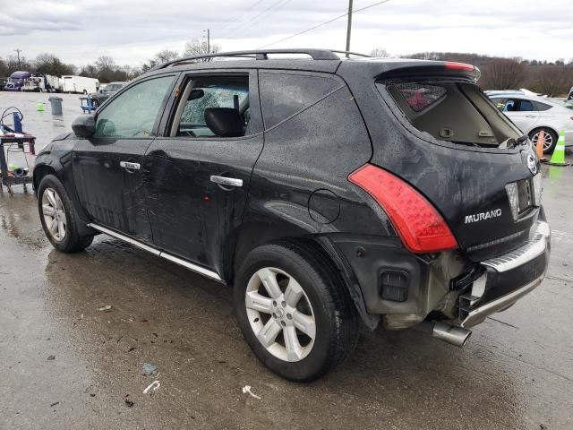 JN8AZ08W17W651491 - 2007 NISSAN MURANO SL BLACK photo 2