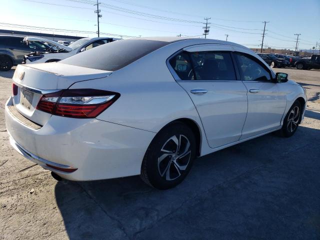 1HGCR2F39GA241674 - 2016 HONDA ACCORD LX WHITE photo 3