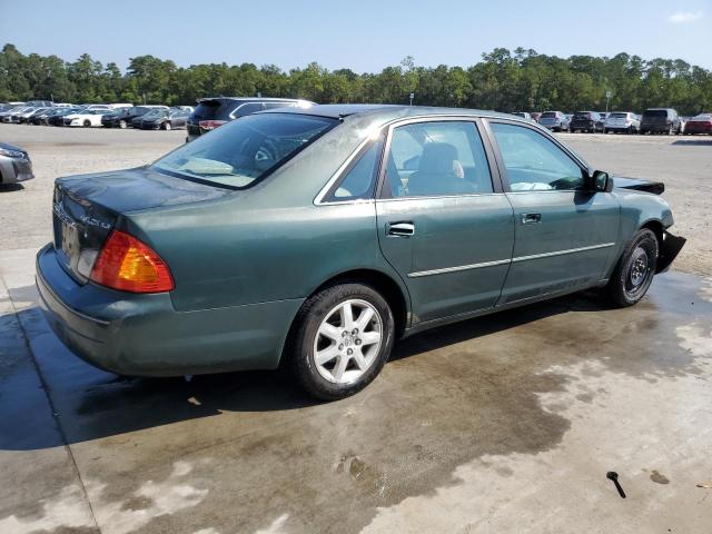 4T1BF28B42U257419 - 2002 TOYOTA AVALON XL GREEN photo 3
