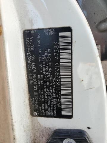 WBAGF8329VDL47283 - 1997 BMW 740 I AUTOMATIC WHITE photo 12