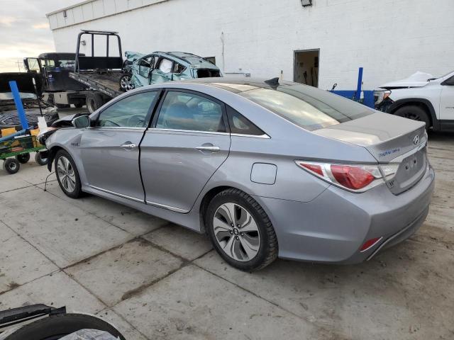 KMHEC4A46EA112546 - 2014 HYUNDAI SONATA HYBRID SILVER photo 2