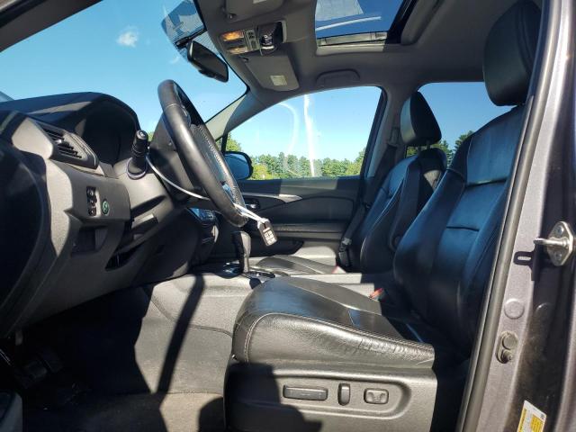 5FNYF6H57JB017725 - 2018 HONDA PILOT EXL GRAY photo 7