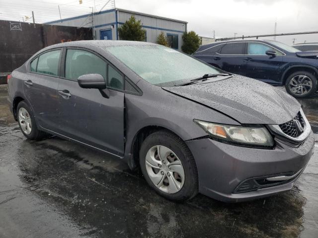 19XFB2F57FE705770 - 2015 HONDA CIVIC LX GRAY photo 4