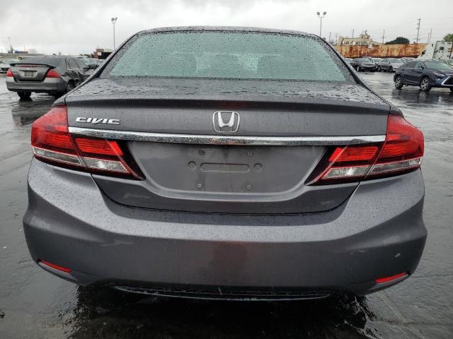 19XFB2F57FE705770 - 2015 HONDA CIVIC LX GRAY photo 6