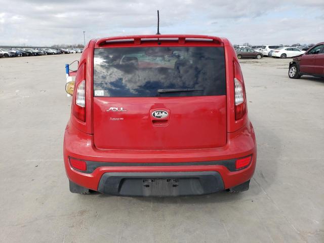 KNDJT2A56D7492192 - 2013 KIA SOUL RED photo 6