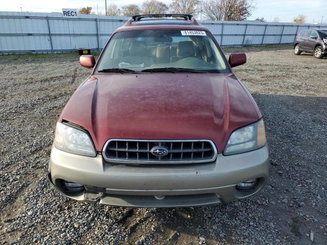 4S3BH686647639624 - 2004 SUBARU LEGACY OUTBACK LIMITED BURGUNDY photo 5