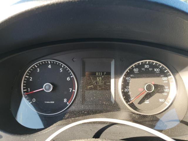 3VWDX7AJ6CM361731 - 2012 VOLKSWAGEN JETTA SE BLACK photo 9