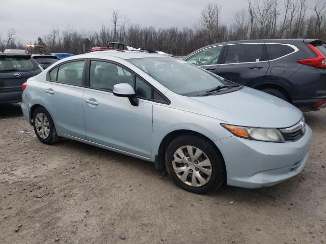 19XFB2F59CE343050 - 2012 HONDA CIVIC LX BLUE photo 4