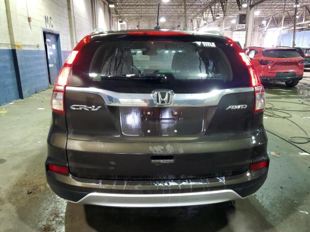 5J6RM4H76FL112338 - 2015 HONDA CR-V EXL BLACK photo 6