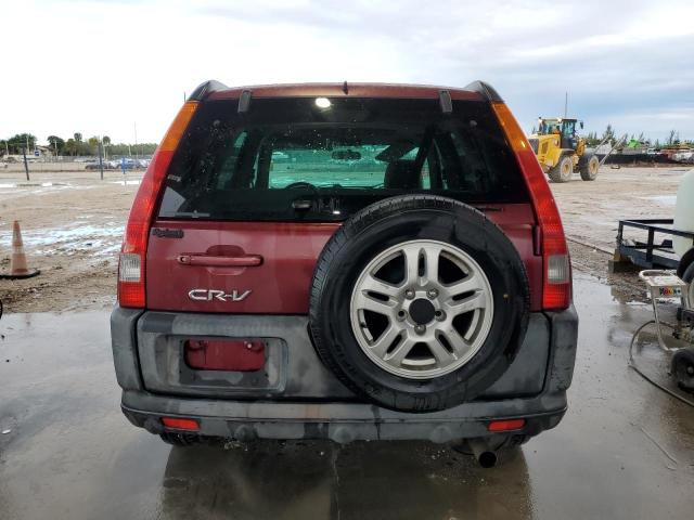 SHSRD78893U158382 - 2003 HONDA CR-V EX BURGUNDY photo 6