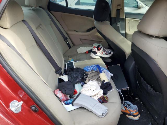 5XXGM4A7XCG044421 - 2012 KIA OPTIMA LX RED photo 10