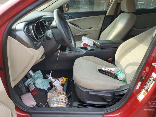 5XXGM4A7XCG044421 - 2012 KIA OPTIMA LX RED photo 7