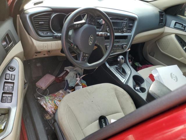 5XXGM4A7XCG044421 - 2012 KIA OPTIMA LX RED photo 8