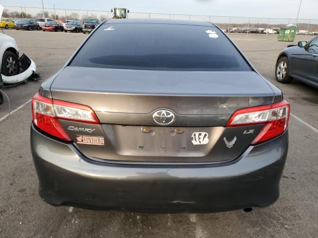 4T1BF1FK9EU399928 - 2014 TOYOTA CAMRY L GRAY photo 6