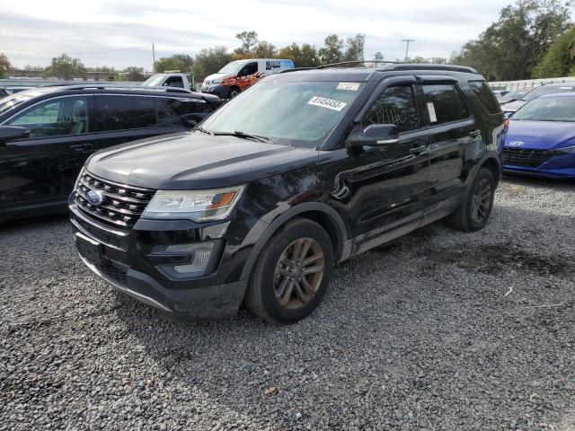 1FM5K7D81HGA80819 - 2017 FORD EXPLORER XLT BLACK photo 1