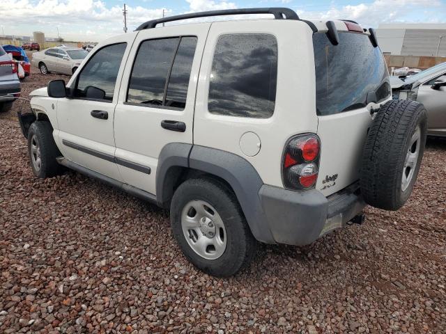 1J4GL48K75W545856 - 2005 JEEP LIBERTY SPORT WHITE photo 2