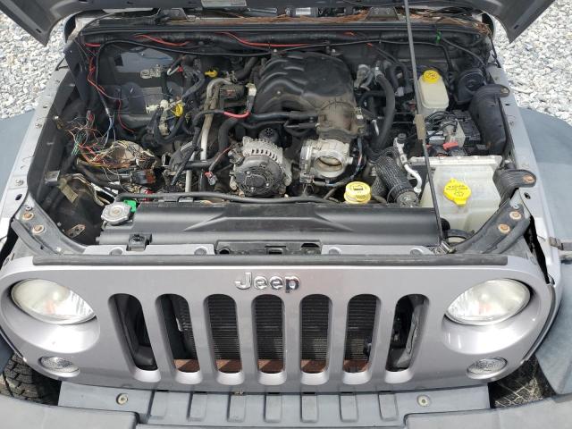 1C4AJWAG0EL140930 - 2014 JEEP WRANGLER SPORT GRAY photo 11