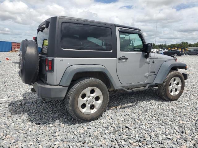 1C4AJWAG0EL140930 - 2014 JEEP WRANGLER SPORT GRAY photo 3