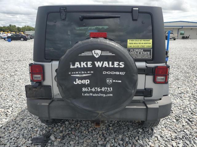 1C4AJWAG0EL140930 - 2014 JEEP WRANGLER SPORT GRAY photo 6