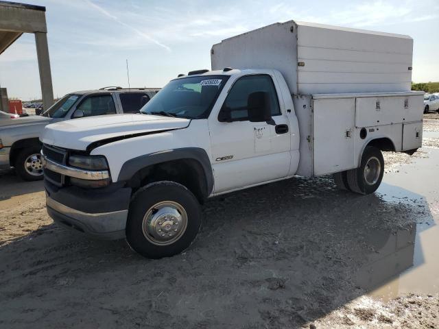 1GBJC34U31F107654 - 2001 CHEVROLET SILVERADO C3500 WHITE photo 1