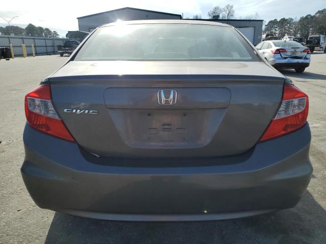 19XFB2F50CE053683 - 2012 HONDA CIVIC LX GRAY photo 6