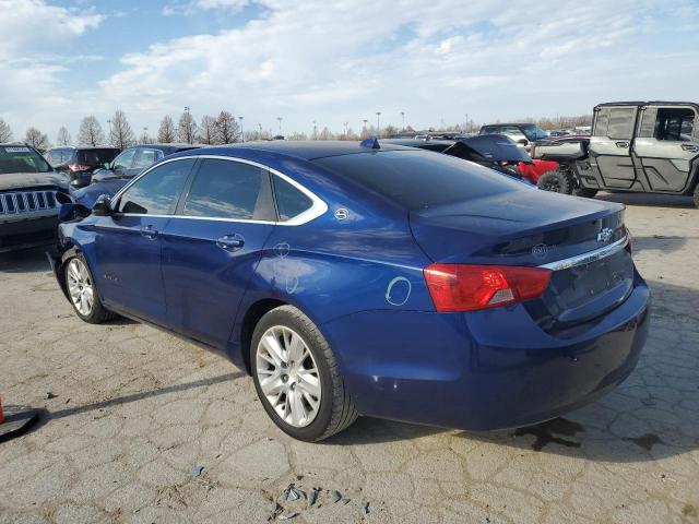 1G11Y5SL8EU129839 - 2014 CHEVROLET IMPALA LS BLUE photo 2