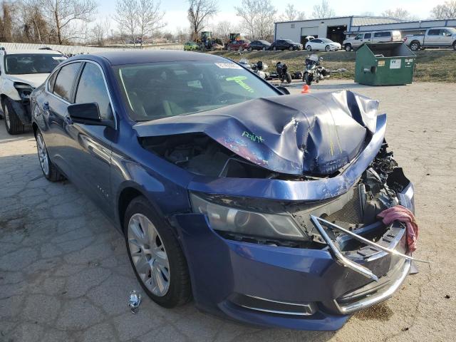 1G11Y5SL8EU129839 - 2014 CHEVROLET IMPALA LS BLUE photo 4